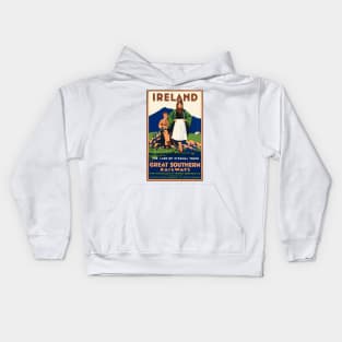 Ireland travel Kids Hoodie